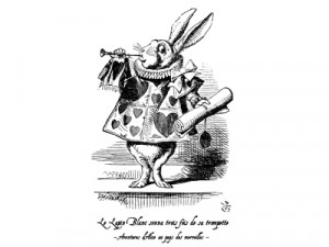 White Rabbit Alice in Wonderland Quotes