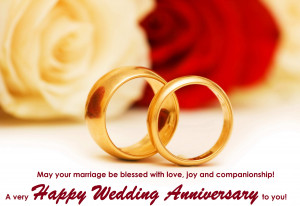 Happy wedding anniversary