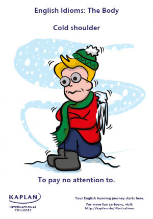 Cold Shoulder Cold shoulder idioms