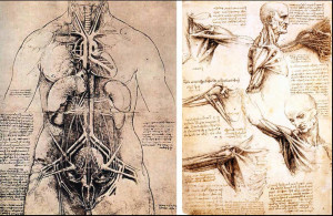 ... Drawing of a Man's Feet (United Kingdom, 1837) Leonardo Da Vinci