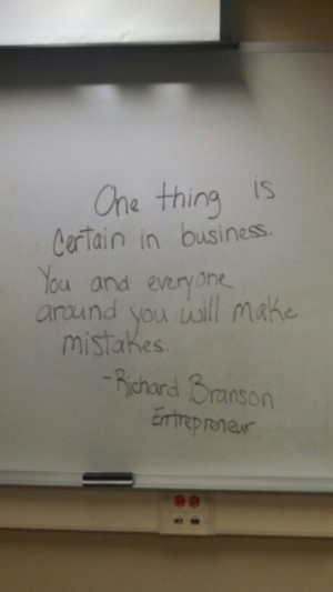 make mistakes