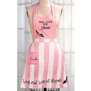 Aprons with Attitudes Will Cook for Shoes