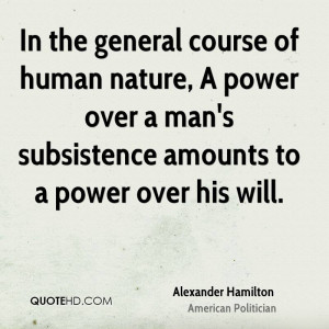 Alexander Hamilton Quotes