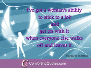 Confidence Quote for Women by Margaret Thatcher