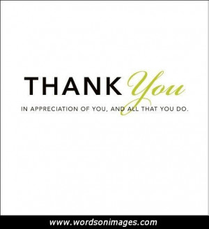 Thank you quotes