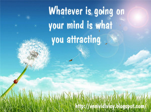 Law of attraction in reverse!