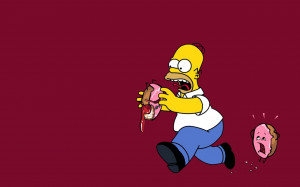 2560x1600 homer simpson donuts the simpsons 1440x900 wallpaper Art HD ...