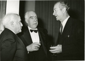 David Ben-Gurion, Niels Bohr and Linus Pauling at the King David Hotel ...