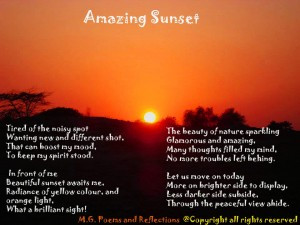 Sunset Poems