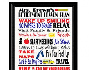 Goodbye Quotes For Teachers Teacher retirement gift