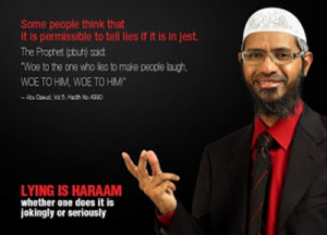 Muslim scholar Dr Zakir Naik Quotes and Sayings