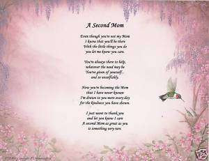 ... gift birthday for stepmom stepmother personalized poem Pictures