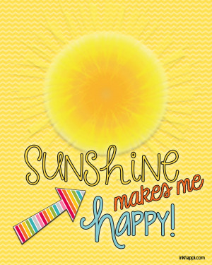 Sunshine Quotes and Free Printables