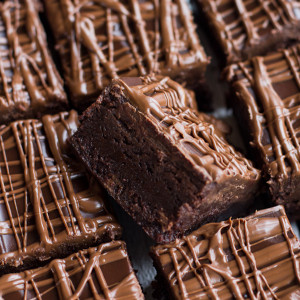 Milk Chocolate Peanut Butter Truffle Brownies