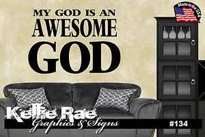 134-Wall-Art-MY-GOD-IS-AN-AWESOME-GOD-Quote-Decal-Sticker