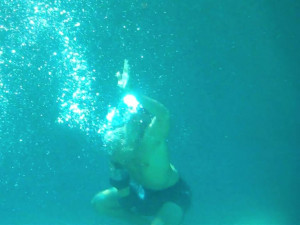 extreme underwater workouts...