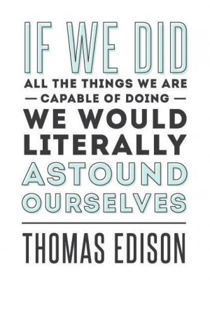 Thomas Edison Quotes