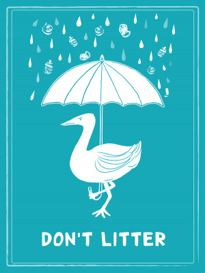 No Littering Posters http://www.behance.net/gallery/Anti-litter ...