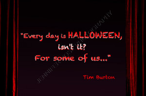 Tim Burton Halloween Goth Quote Art 5x7 Framed Inspirational Print ...