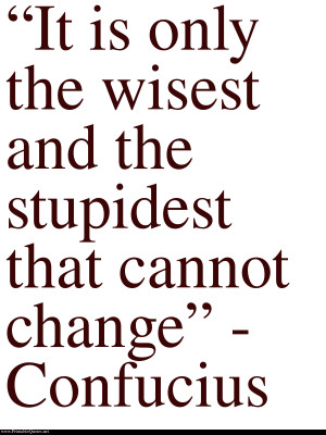 Confucius on change