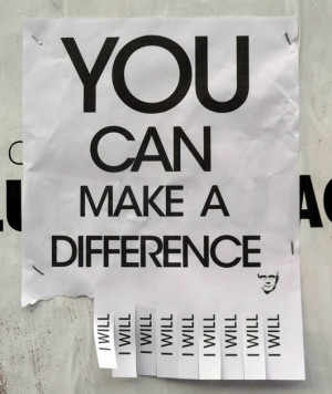 make a difference