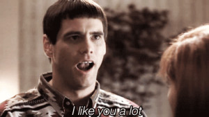 Jim Carrey I like you a lot gif