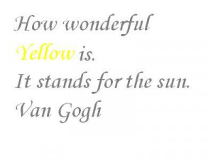 Yellow Color Quotes