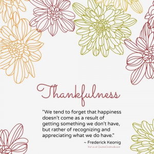 Gratitude Thanksgiving Thankfulness Blessings Quotes