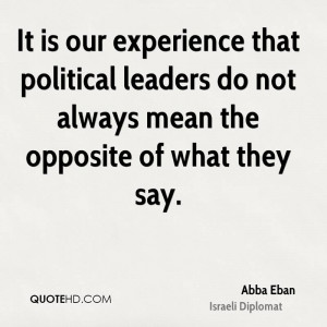 Abba Eban Politics Quotes