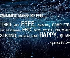 competitive swimming quotes