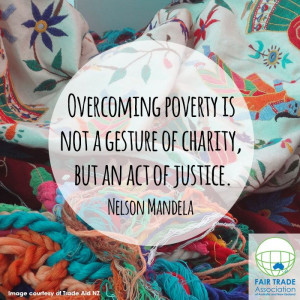 Overcoming Poverty is not a gesture of charity but an act of justice.