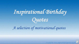 Inspirational Birthday Quotes For Desktop