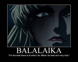 anime black lagoon character balalaika quote x men origins wolverine