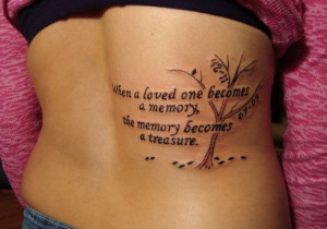 memorial tattoo quotes for girl