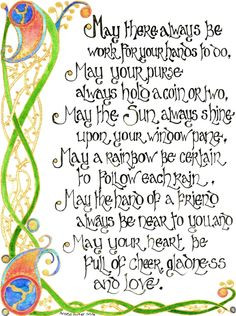 Scottish Blessings | Celtic Blessing 2 by *Artwyrd on deviantART More