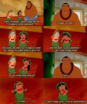 is stinkin tuna hula teacher lilo lilo why is this so important lilo ...