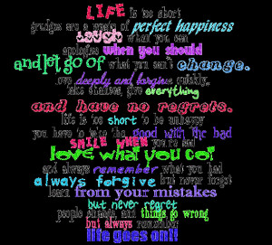 Myspace Graphics > Quotes > life too short Graphic