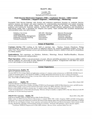 Apartment Maintenance Technician Resume Samples