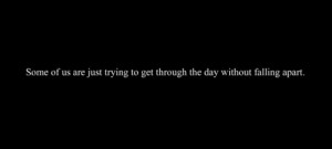 Some of us are just trying to get through the day without falling ...