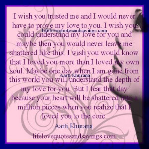 Love Me Forever Quotes