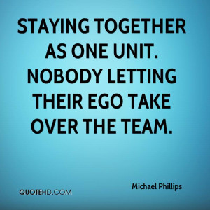 quotes about teams sticking together