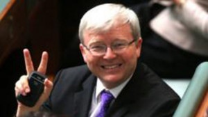 Kevin Rudd's new Twitter photo. Source: Supplied