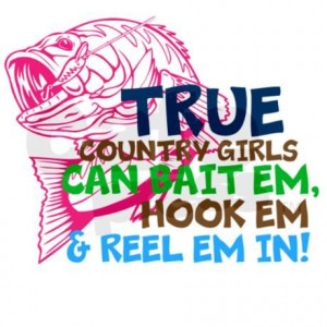 girl fishing | ... > Boat Bumper Stickers > Country Girl Fishing ...