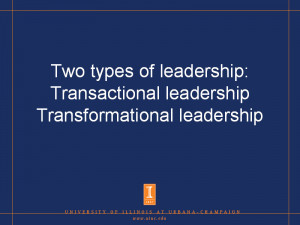 Transformational Leadership