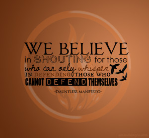 fromthechronicallyindecisive:Because I am Team Dauntless and on the ...