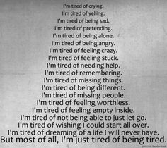 so emotionally exhausted it's to the point of being ridiculous ...