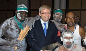 Kevin Rudd apologised to the stolen generations in 2008. Photograph ...