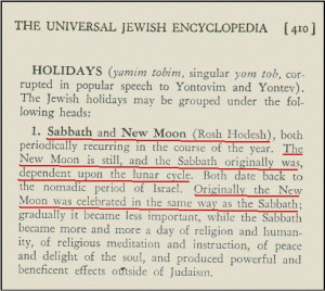 Sabbath and New Moon (Rosh Hodesh), both periodically recur in the ...