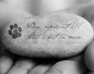 ... Pet Stone - Pet Lover Artwork, Memorial Print, Pet Quote, Photo