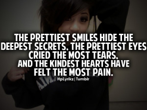 Hiding Behind A Fake Smile Quotes